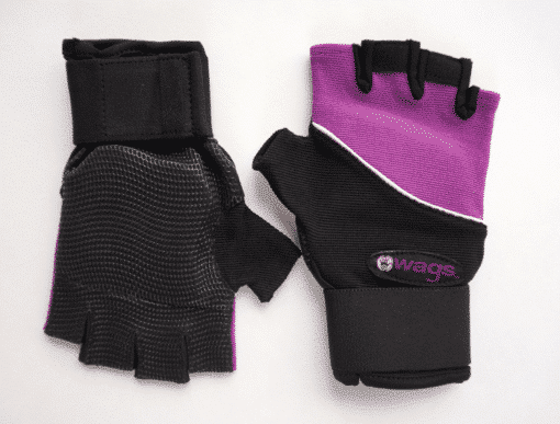 WAGs Ultra wrist support gloves in purple