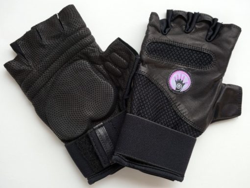 WAGs Fusion fitness gloves front and back view